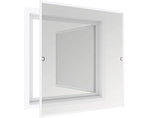 Windhager Insect protection tension frame for windows PLUS FLAT white 120x150 cm
