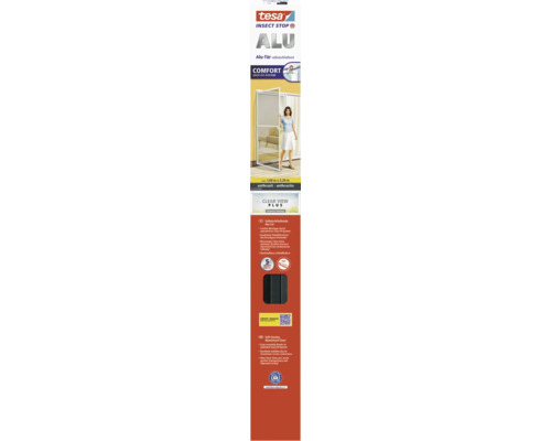 Insect protection door tesa anthracite 100x220 cm