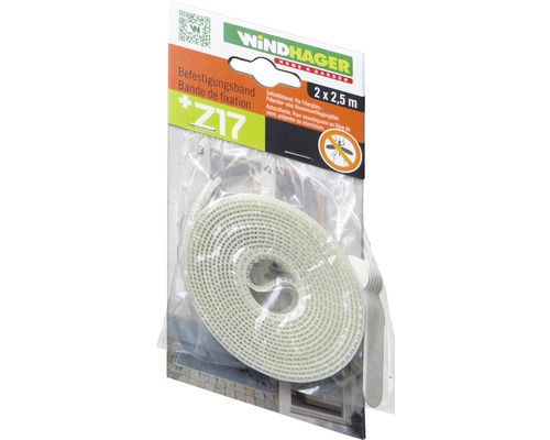 Insect protection Windhager fastening tape transparent 2.5 m 2 pieces