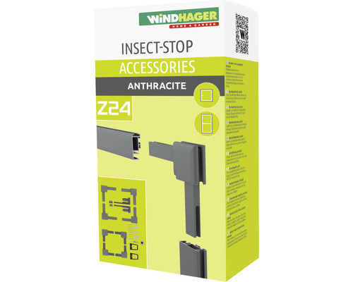 Insect protection Windhager EXPERT corner connector anthracite