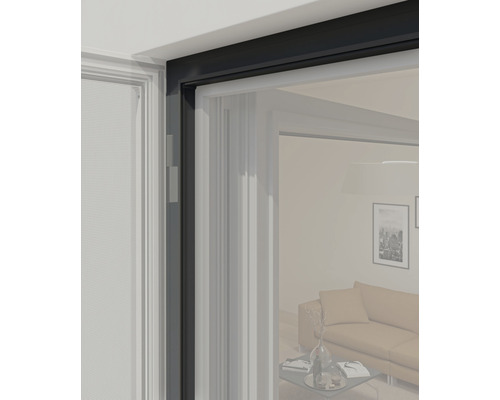 Insect protection Windhager EXPERT mounting frame anthracite 125x245 cm