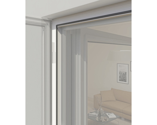 Insect protection Windhager EXPERT mounting frame white 125x245 cm