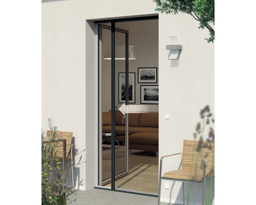 Insect protection Windhager EXPERT pleated door anthracite 120x240 cm