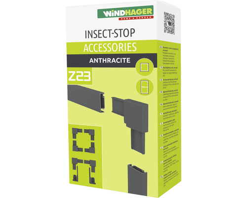 Insect protection Windhager PLUS corner connector anthracite