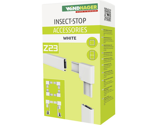 Insect protection Windhager PLUS corner connector white