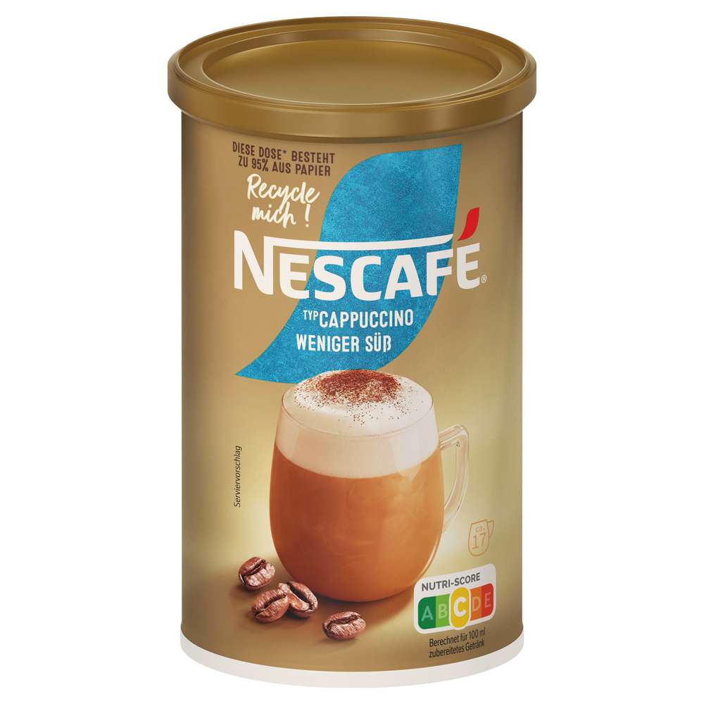 Nescafé Instant cappuccino, less sweet