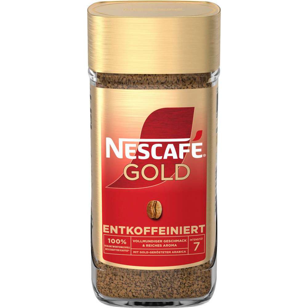 Nescafé Instant-Kaffee Gold, entkoffeiniert