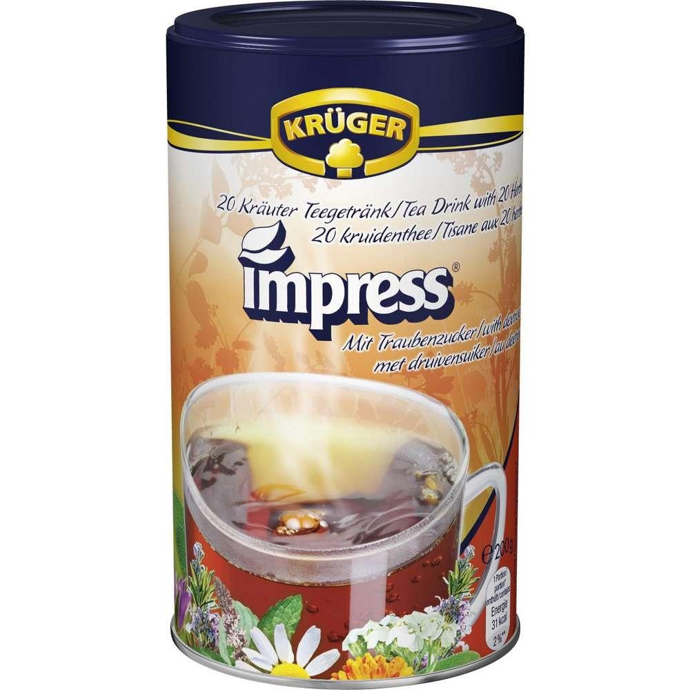 Kruger Instant herbal tea impress, with 20 herbs