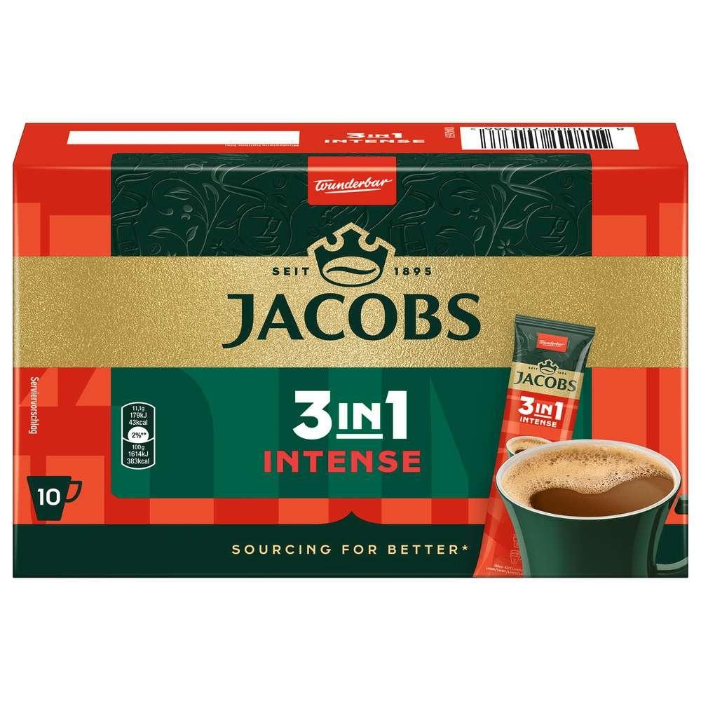 Jacobs Instant coffee 3in1 Intense, portion sticks