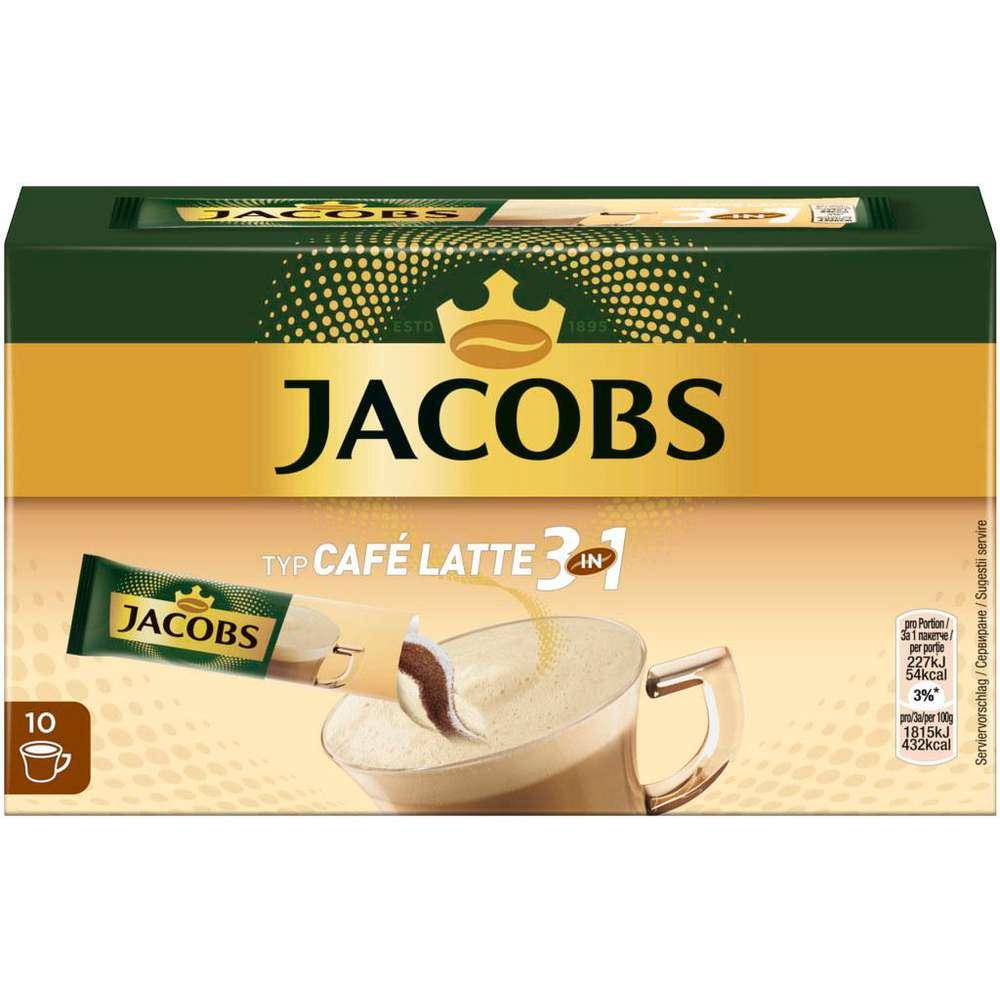 Jacobs Instant coffee 3-in-1, Caffe Latte