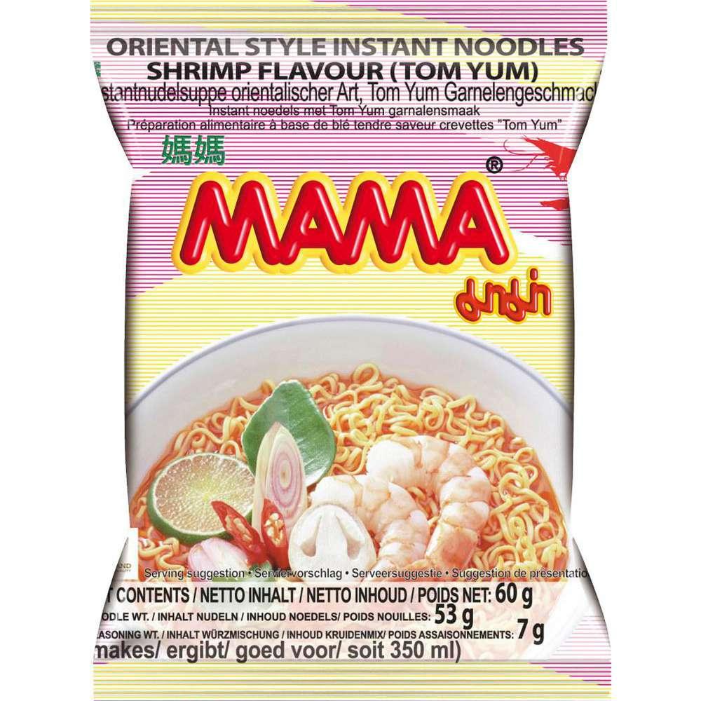 MAMA Instant noodles, shrimp tom yum