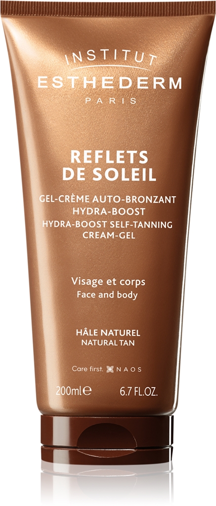 Institut Esthederm Reflets De Soleil Hydra-Boost Self-Tanning Cream-Gel Tanning gel for face and body