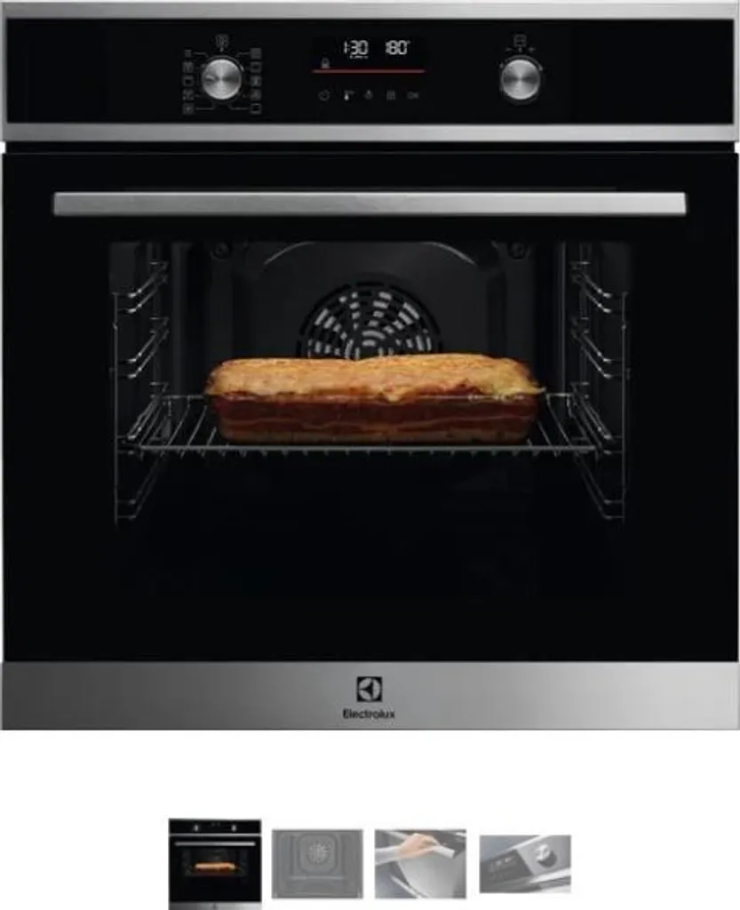 Integrated multi-function oven 65l 60cm stainless steel Electrolux EOF6P66BX