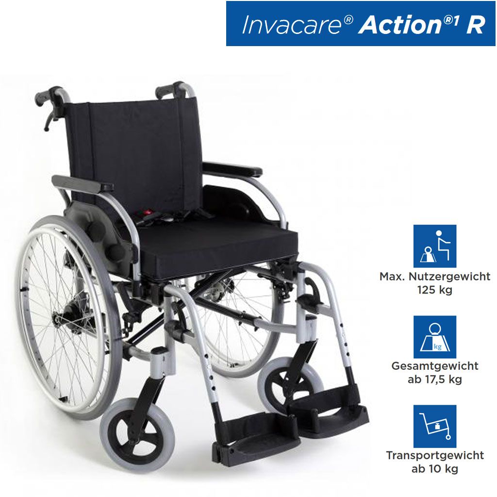 Invacare Action 1 R Standard Wheelchair SB 38 1 St
