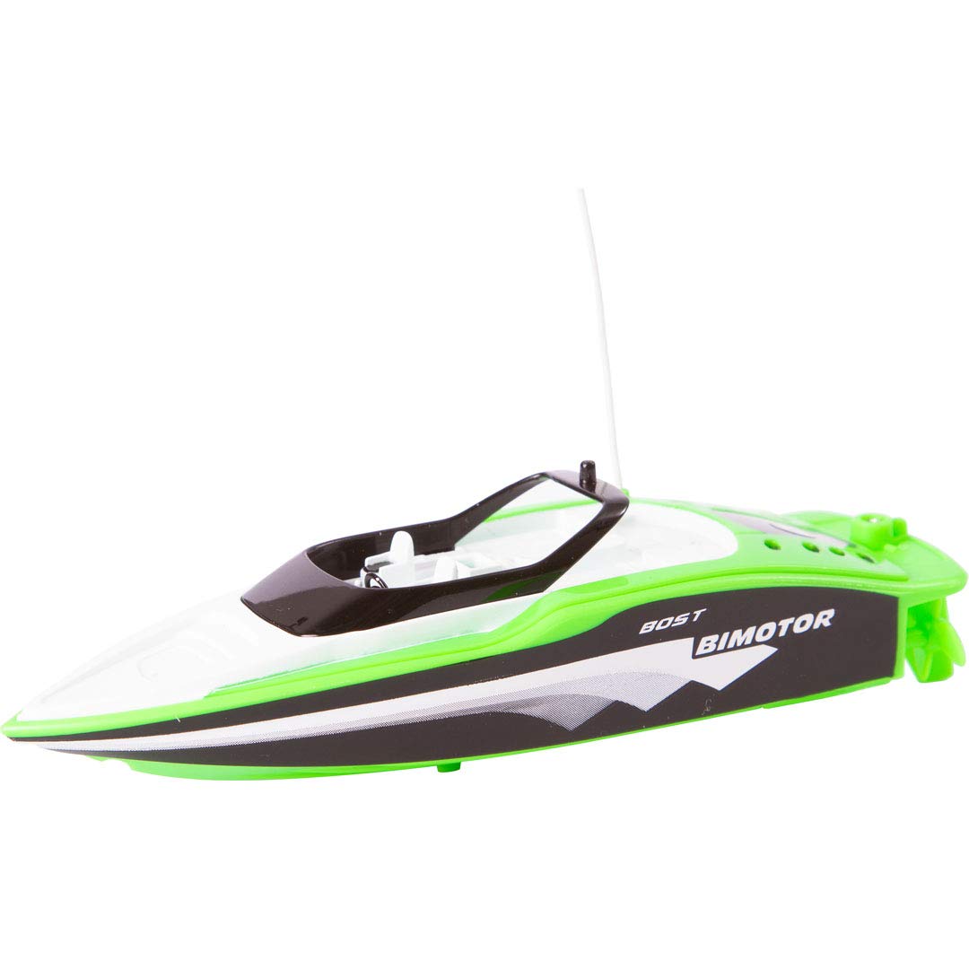 Invento Just Play Rc Mini Speed Boat Mhz Radio Control Green