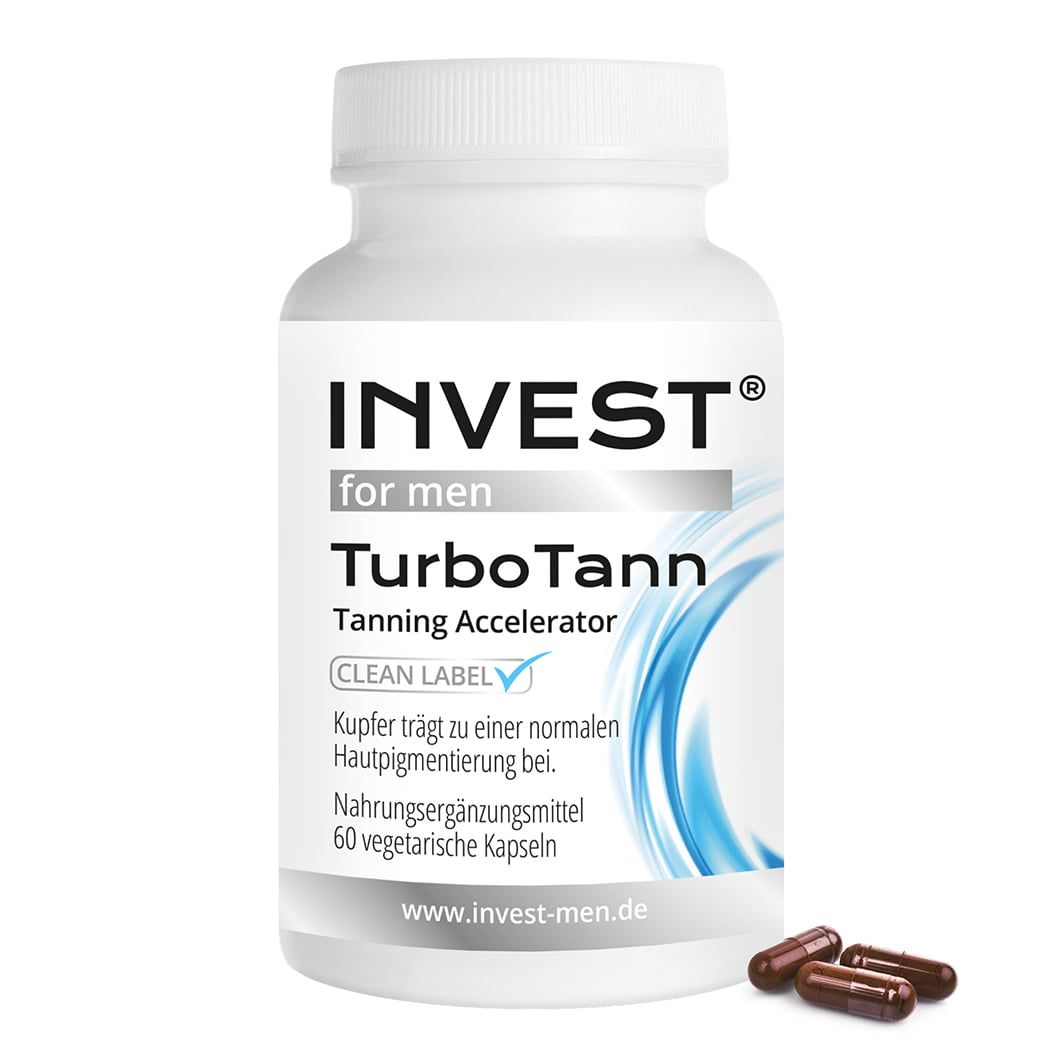 INVEST MEN TurboTann with MELALINE® capsules 60 St