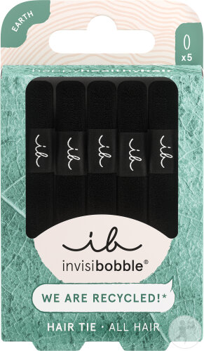 Invisibobble hair ties black 5 pieces