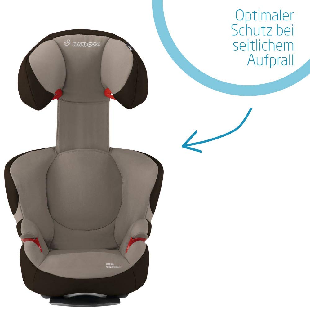 Maxi-Cosi Rodi AirProtect Child Seat - Height-Adjustable Car Seat with Comfortable Resting Position Child\'s seat earth brown