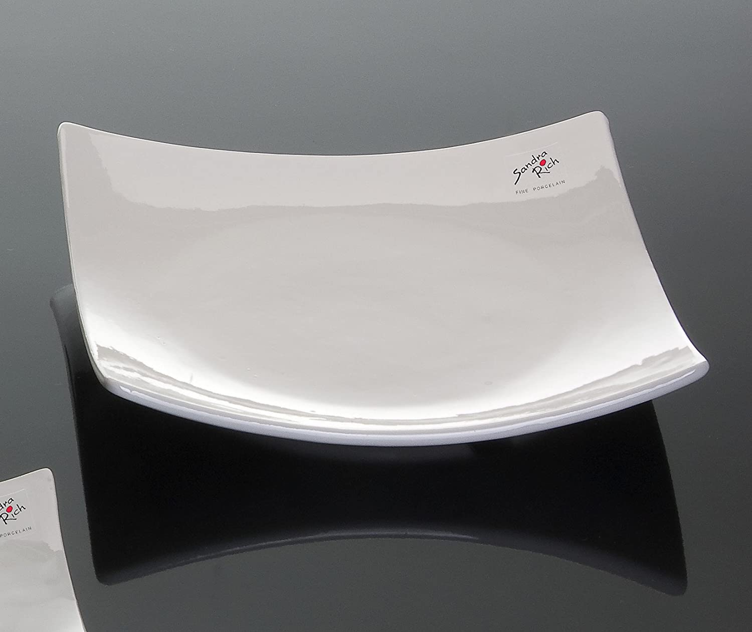 Sandra Rich Square Porcelain Plate