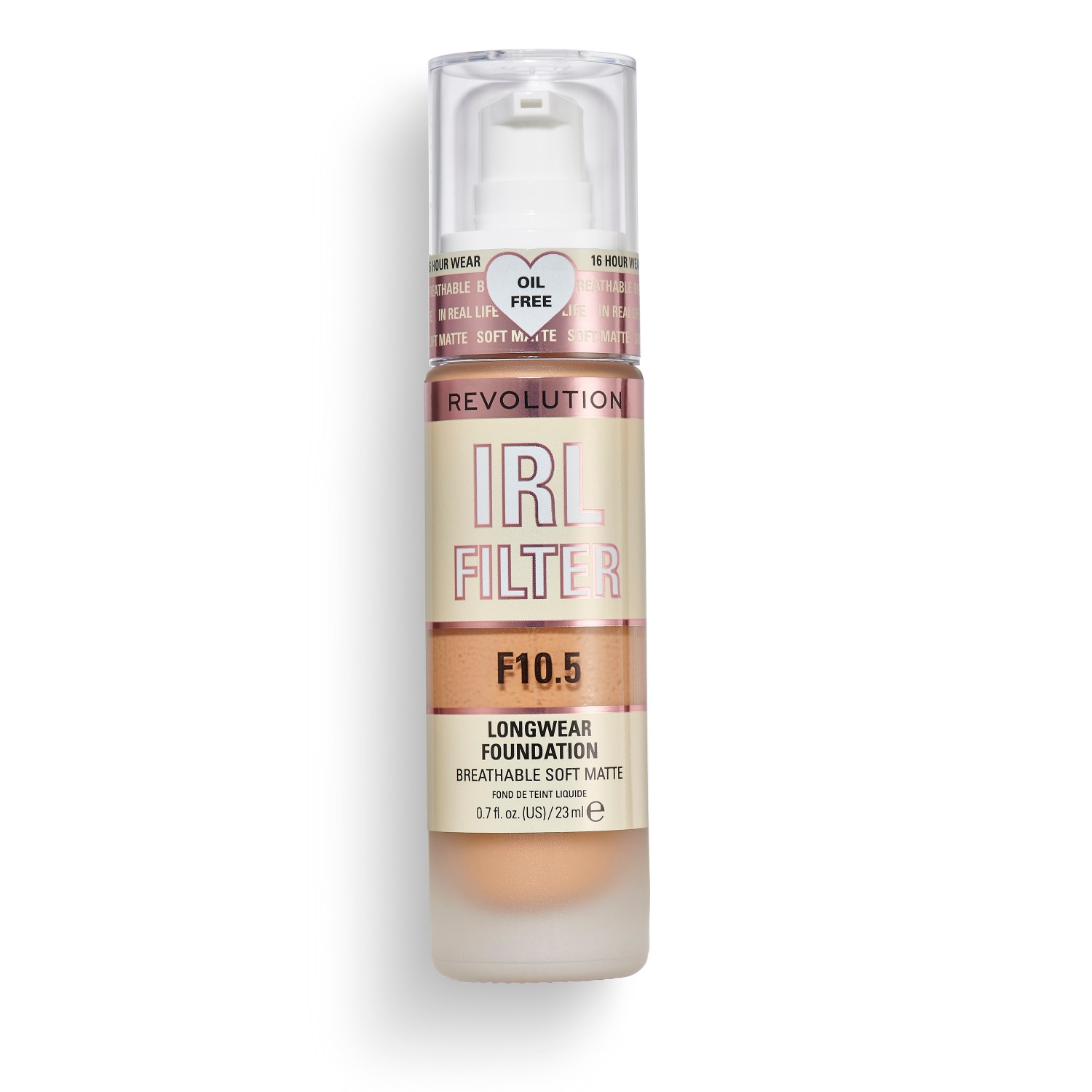 Revolution IRL Filter Longwear Foundation, F10.5
