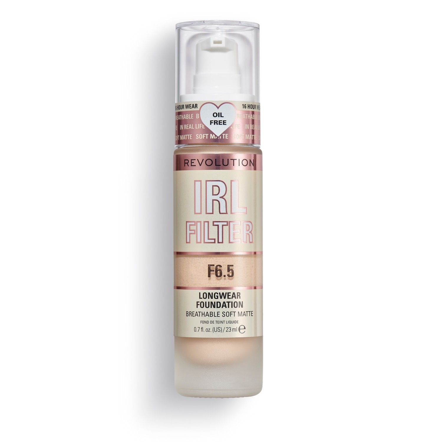 Revolution IRL Filter Longwear Foundation, F6.5