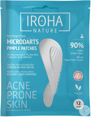 Iroha Anti-Pimple Micro-Dot Patches, 12 pieces