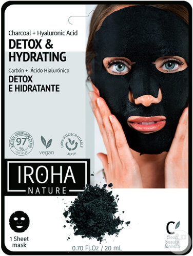 Iroha Collection Detox Mask Charcoal + Hyaluronic Acid 1 piece