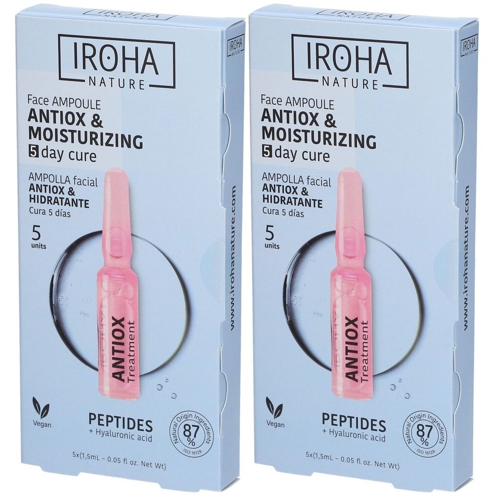 IROHA NATURE ampoules for antioxidant treatment - peptides 16 ml