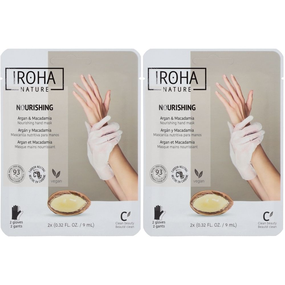 IROHA NATURE Nourishing Glove Mask - Argan Oil 36 ml
