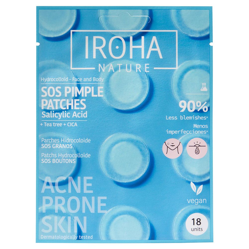 IROHA NATURE SOS patches against skin impurities with salicylic acid 18 St