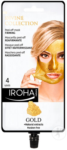 Iroha Peel-Off Mask Divine 24K Gold 1 piece