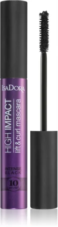 IsaDora 10 Sec High Impact Lift & Curl volume mascara for curved eyelashes Farbton 31 Intense Black 9 ml