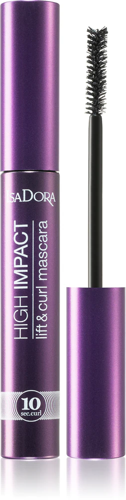 IsaDora 10 Sec High Impact Lift & Curl volume mascara for curved eyelashes Farbton 30 Black 9 ml