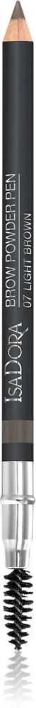 IsaDora Brow Powder Pen eyebrow pencil with brush Farbton 07 Light Brown 1,1 g
