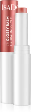 IsaDora Glossy Balm Hydrating Stylo moisturizing, tinting lip balm Farbton 44 Rosewood 1,6 g