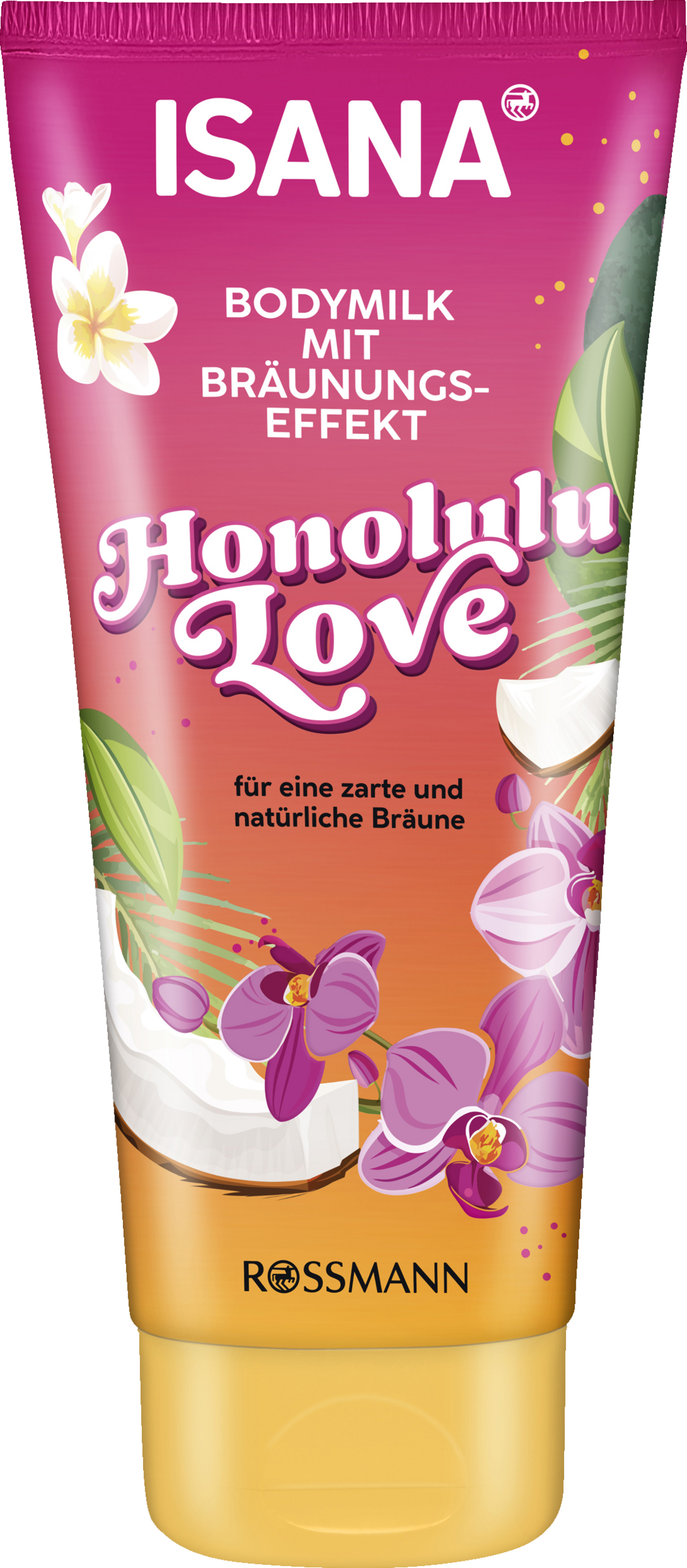ISANA Body Milk with Tanning Effect Honolulu Love