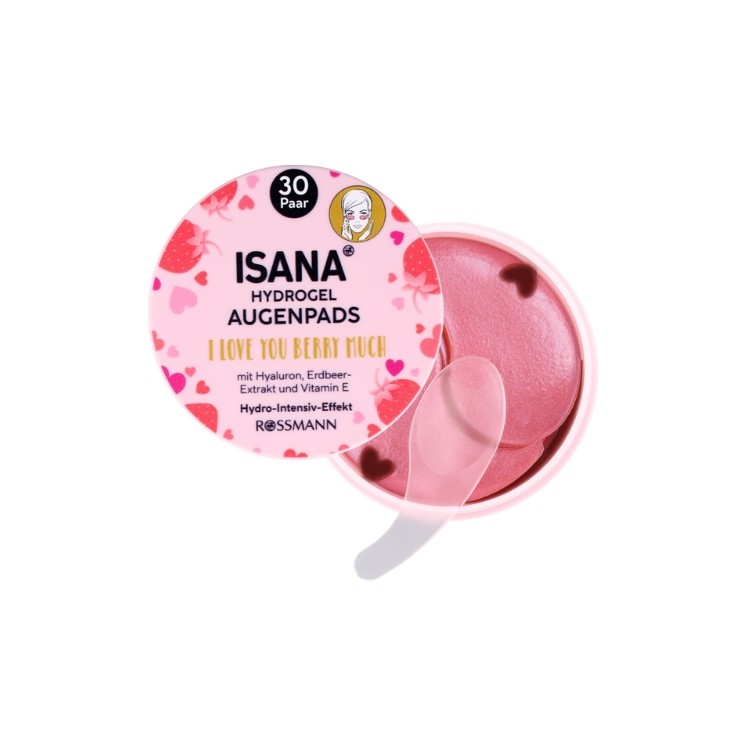 Isana Intensively Moisturizing Hydrogel Eye Patches 60 pcs