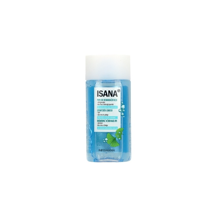 Isana Two-Phase Eye Makeup Remover with Almond Oil Mini 50 ml