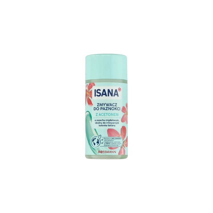 Isana Almond-Scented Nail Polish Remover 125 ml