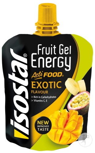 Isostar Actifood Fruit Gel Energy Exotic Fruits Sachets 90g