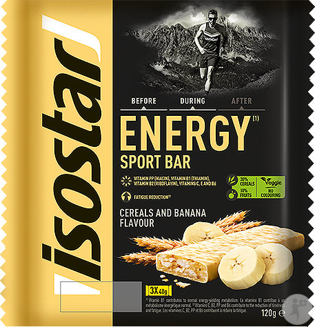 Isostar High Energy Bar Banana 3x40g