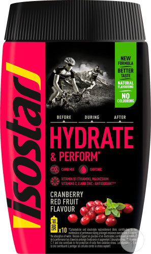 Isostar Hydrate & Perform Cranberries and Red Fruits 400g