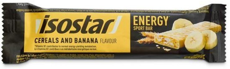 isostar ISOSTAR Energy Sport Bar Cereals & Banana Flavor