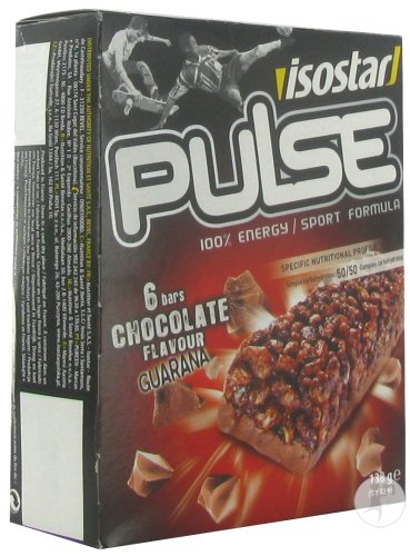 Isostar Pulse Sport Bar Guarana Chocolate 6x23g