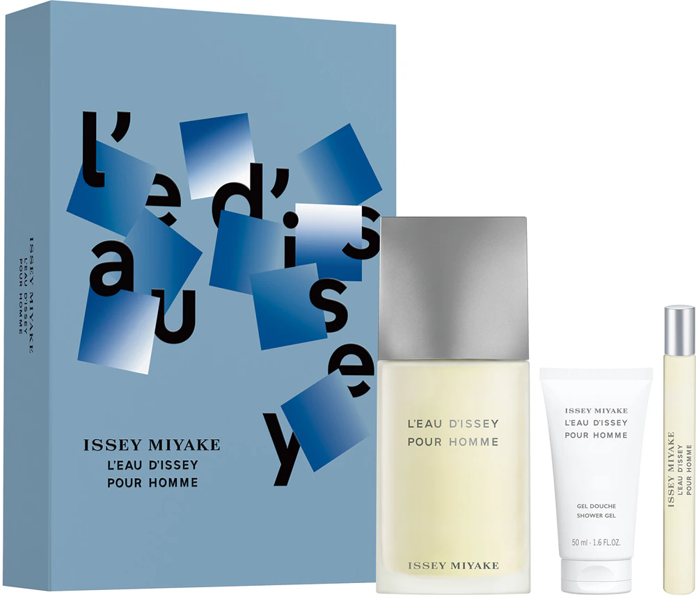 Issey Miyake LEau d'Issey Pour Homme Gift Set for Men, 185 ml