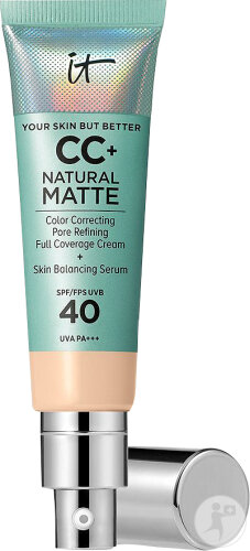 IT Cosmetics Your Skin But Better CC+ Natural Matte SPF40 Fair Pump Tube 100 ml