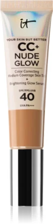 IT Cosmetics Your Skin But Better CC + Nude Glow Make up for brightening the skin SPF 40 Farbton Neutral Tan 32 ml