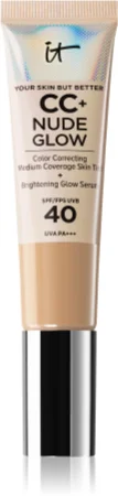 IT Cosmetics Your Skin But Better CC + Nude Glow Make up for brightening the skin SPF 40 Farbton Neutral Medium 32 ml