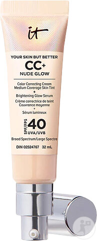 IT Cosmetics Your Skin But Better CC+ Nude Glow SPF40 Light Pump Tube 32ml