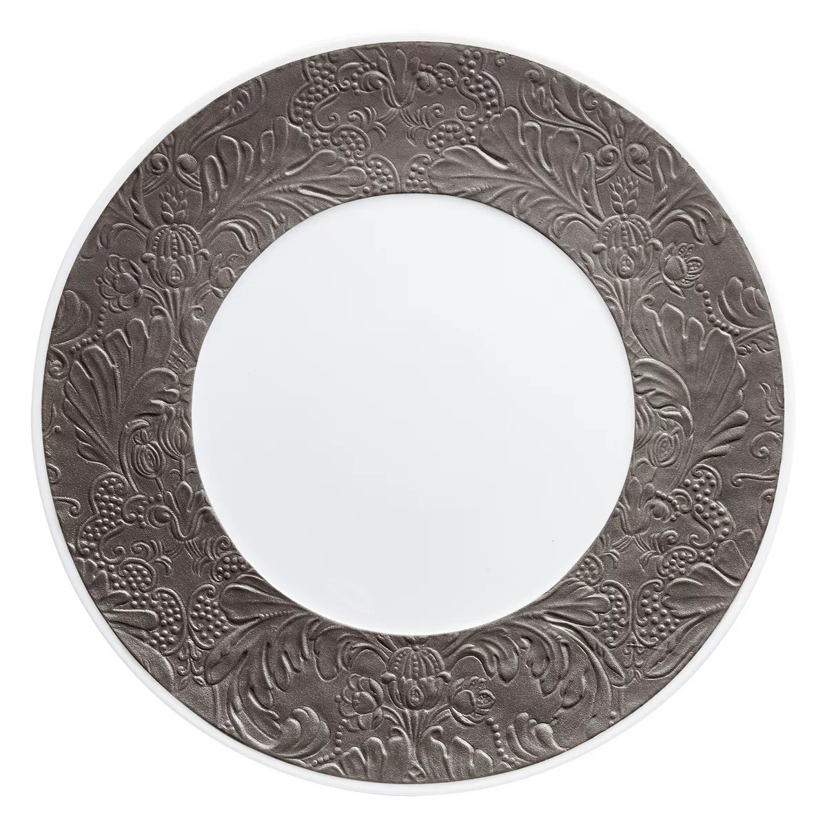 Italian Renaissance Dark Grey Dinner Plate by Raynaud
